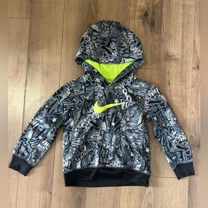 ❤️2/$20 Toddler boys Nike hoodie size 3T, therma-fit